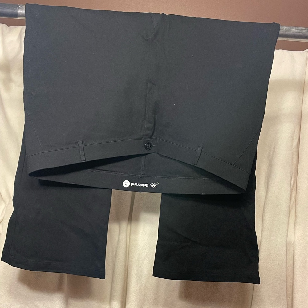 Betabrand size 3x Long pull-on dress pants. Faux pockets. Heavier weight.